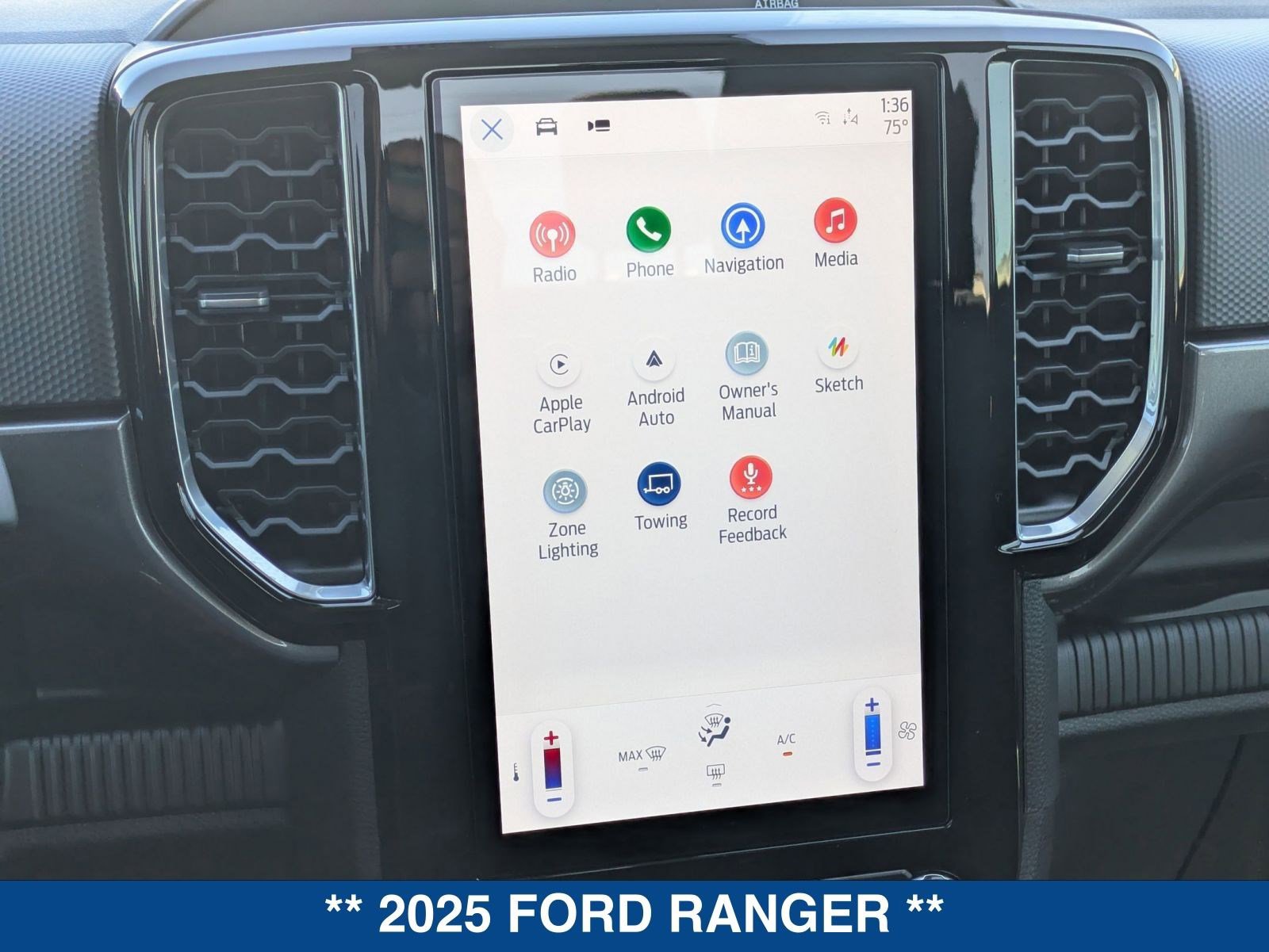 New 2025 Ford Ranger XLT w/ Black Appearance Package image 29