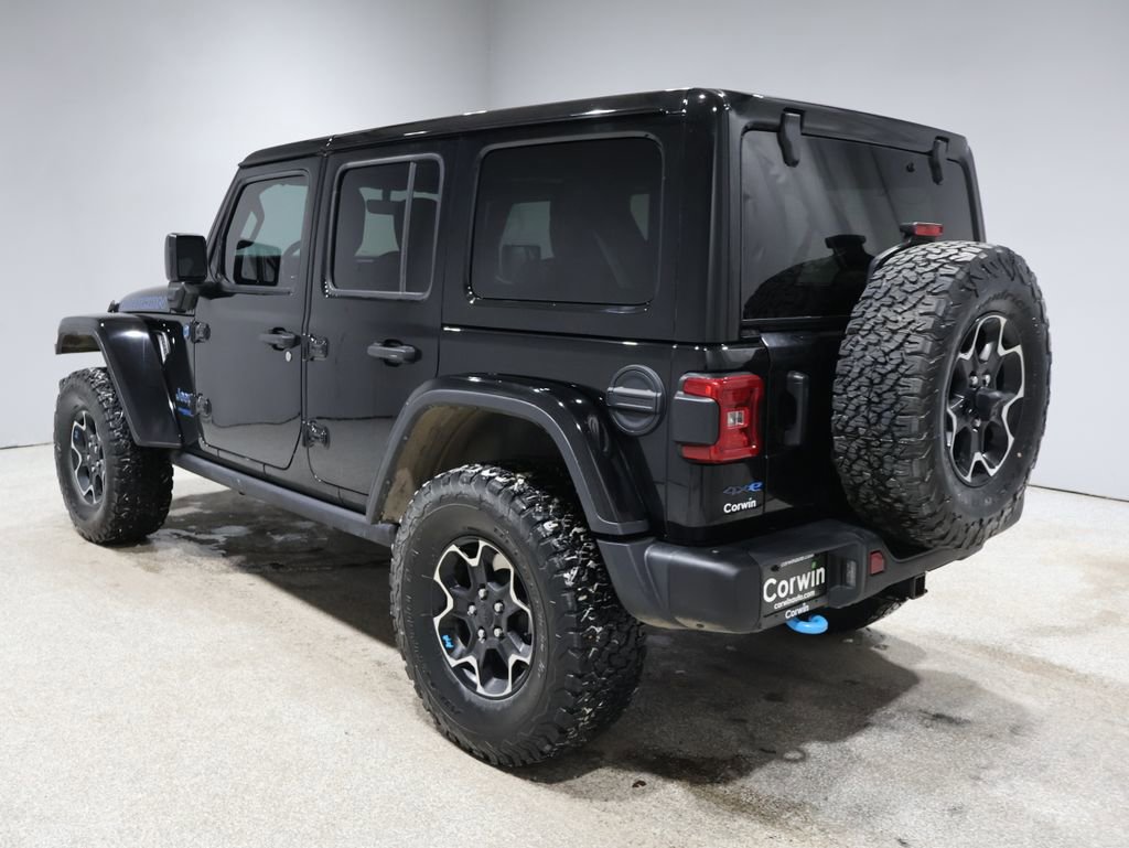 Used 2021 Jeep Wrangler Unlimited Rubicon 4xe w/ Steel Bumper Group image 4