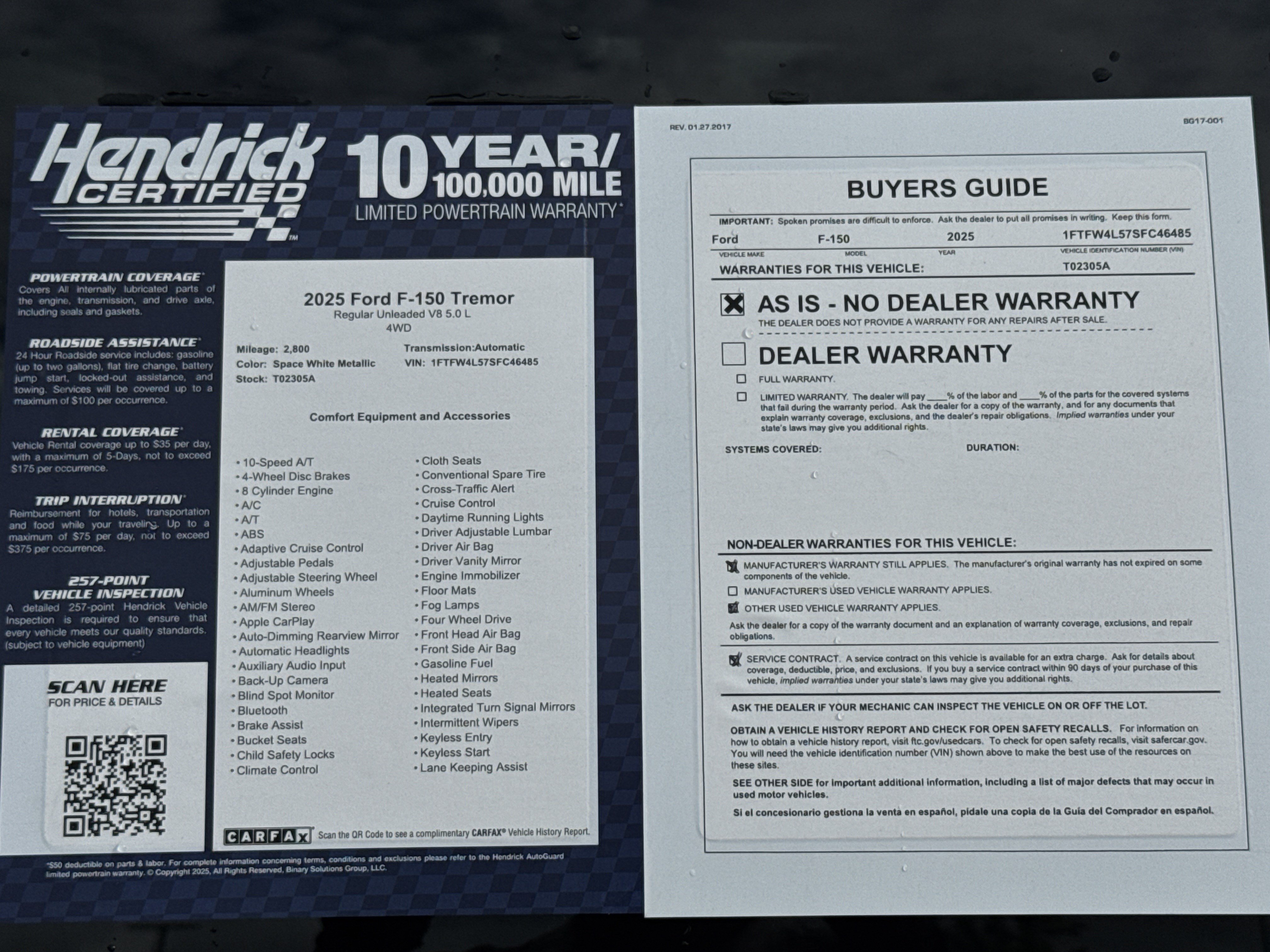 Used 2025 Ford F150 Tremor w/ Tow/Haul Package AWD/4WD image 36