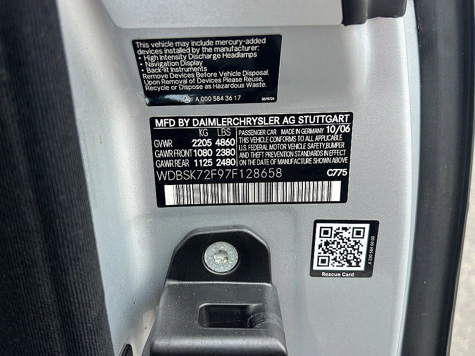 Used 2007 Mercedes-Benz SL 55 AMG 5.5L AMG image 20