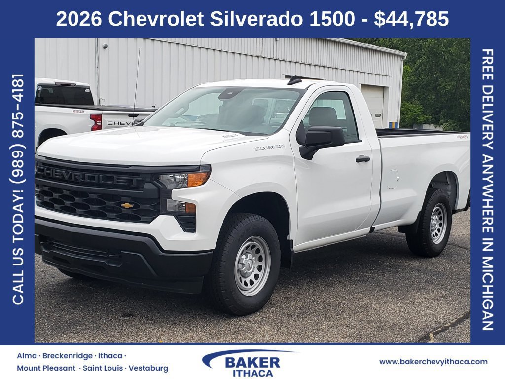 New 2026 Chevrolet Silverado 1500 W/T w/ Trailering Package AWD/4WD image 4