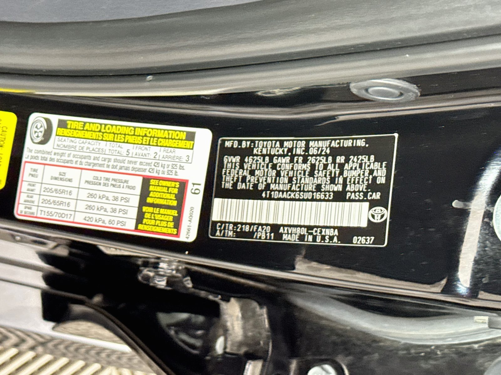 Used 2025 Toyota Camry LE FWD image 24