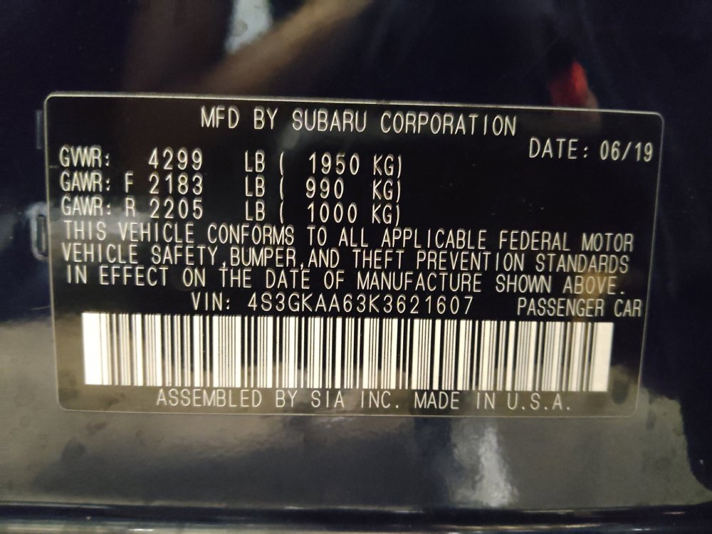 Used 2019 Subaru Impreza 2.0i AWD/4WD image 33
