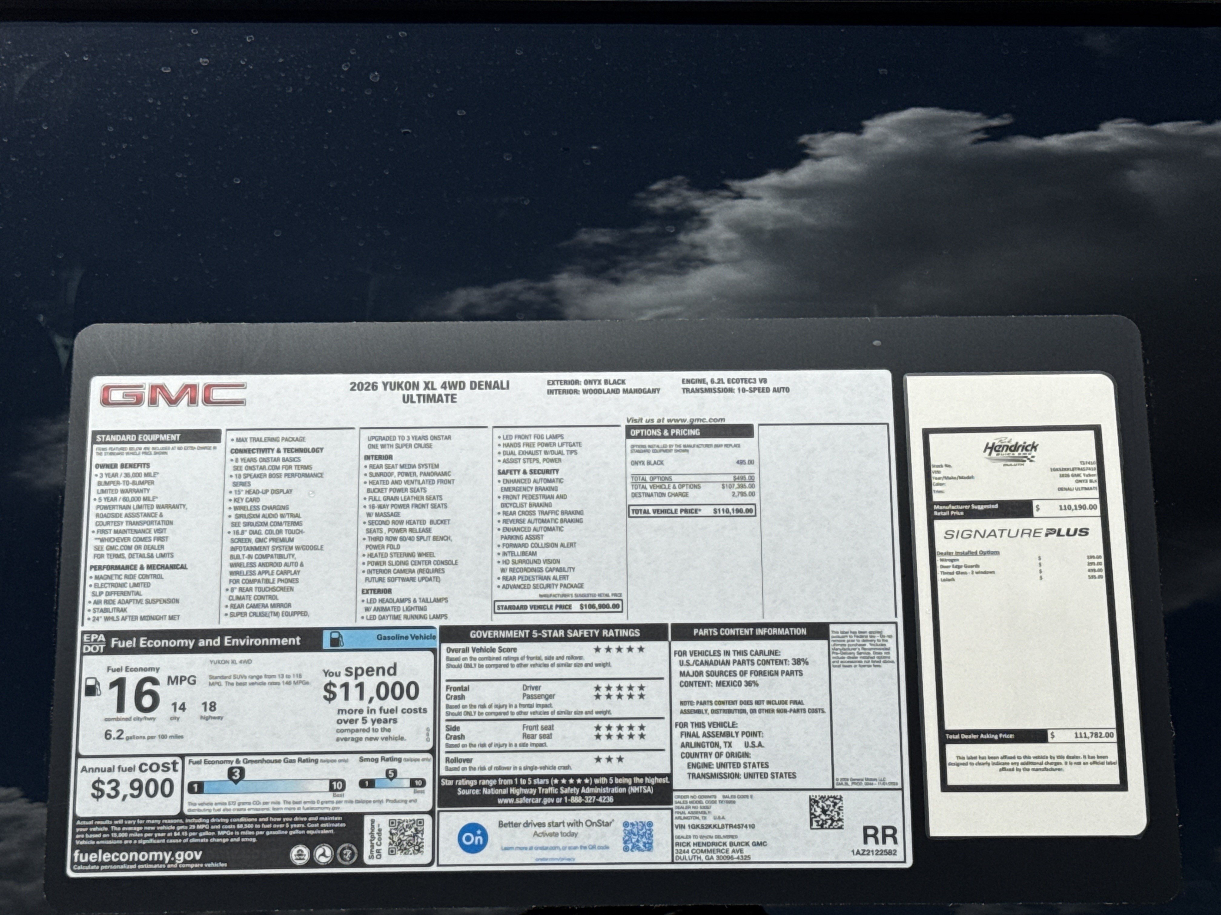 New 2026 GMC Yukon XL Denali Ultimate AWD/4WD image 41