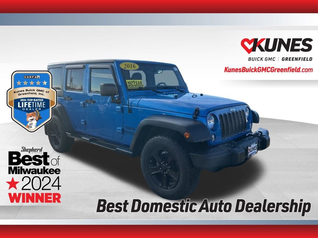 Used 2016 Jeep Wrangler Unlimited Sport w/ Quick Order Package 24S image 1
