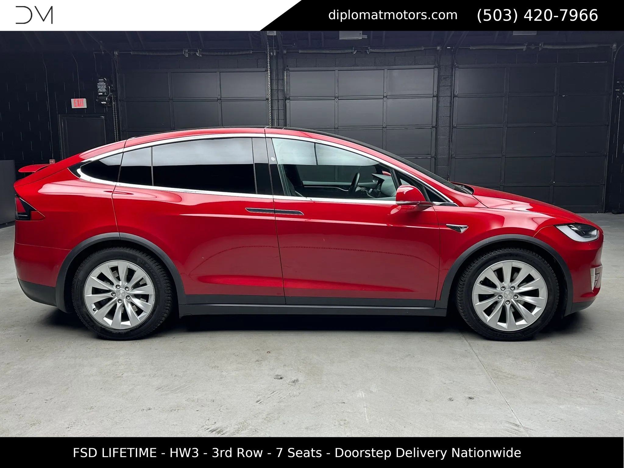 Used 2018 Tesla Model X 75D AWD/4WD image 8