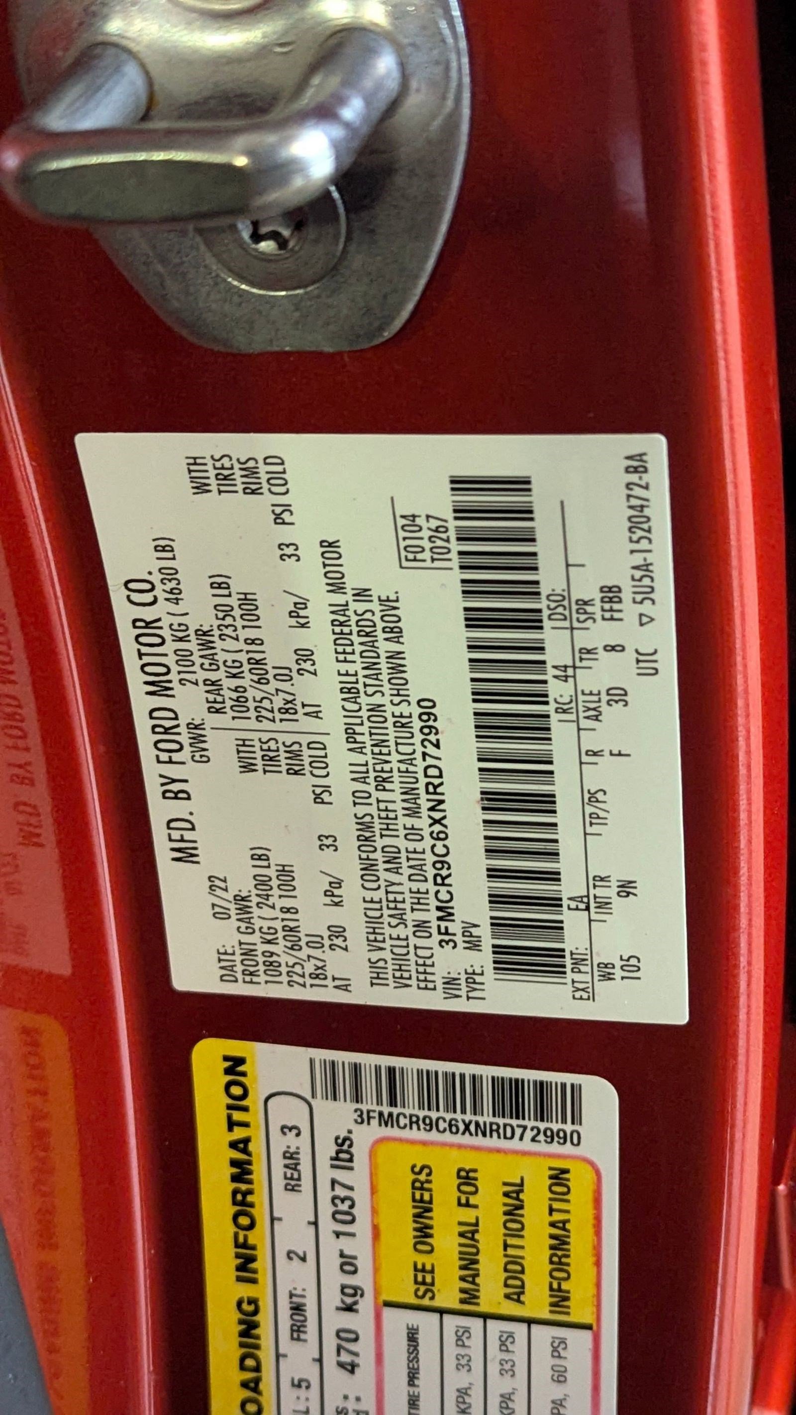 Certified 2022 Ford Bronco Sport Outer Banks w/ Tech Package image 18