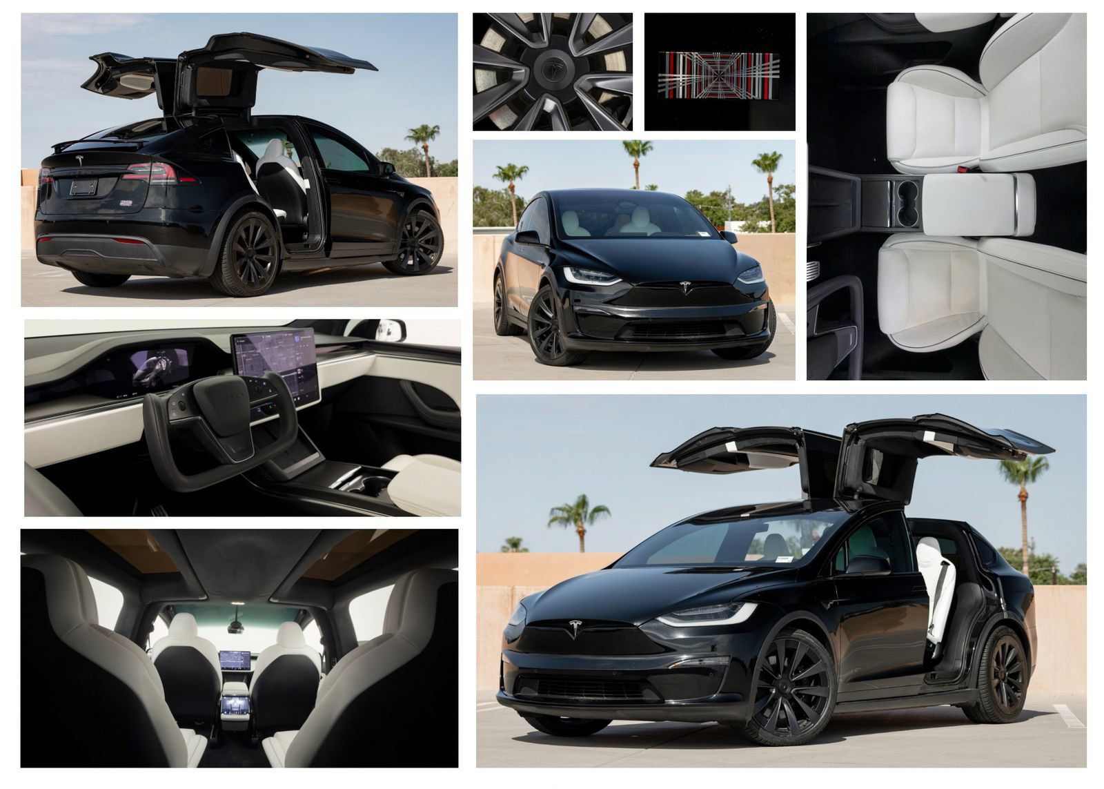 Used 2023 Tesla Model X Plaid AWD/4WD image 2
