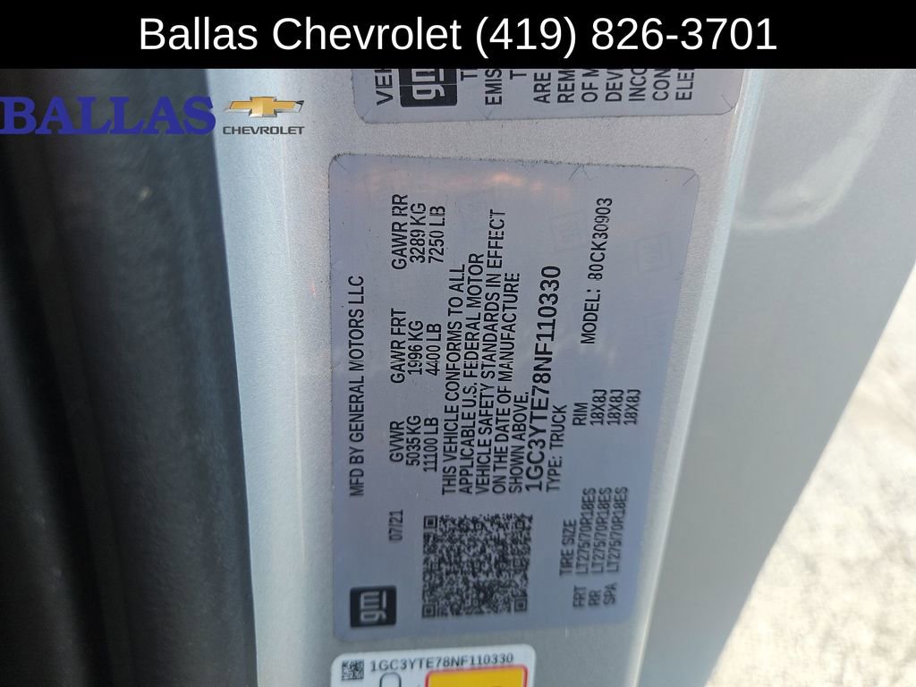 Used 2022 Chevrolet Silverado 3500 LT w/ Convenience Package AWD/4WD image 33