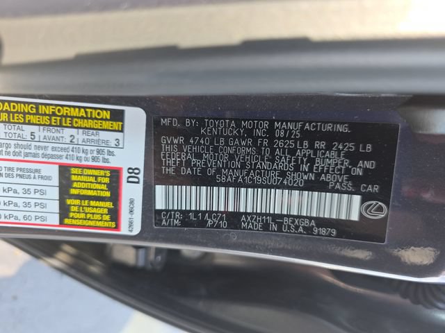 Certified 2025 Lexus ES 300h Ultra Luxury w/ Accessory Package (Z2) FWD image 37