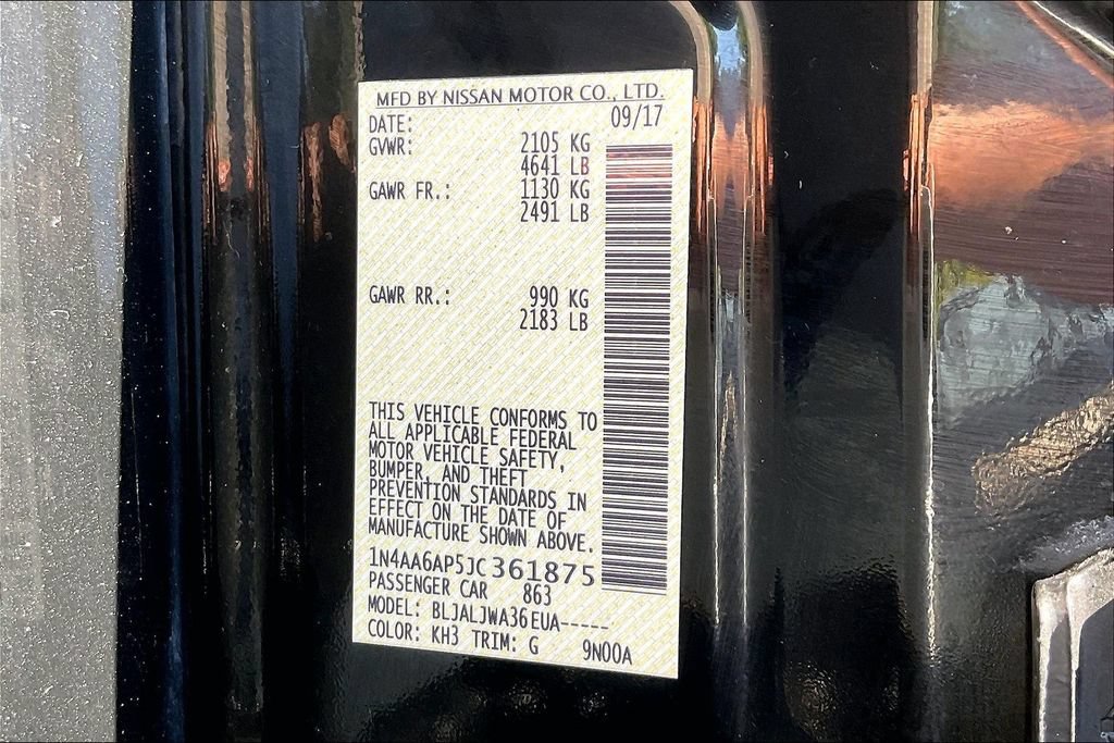 Used 2018 Nissan Maxima 3.5 SV FWD image 22