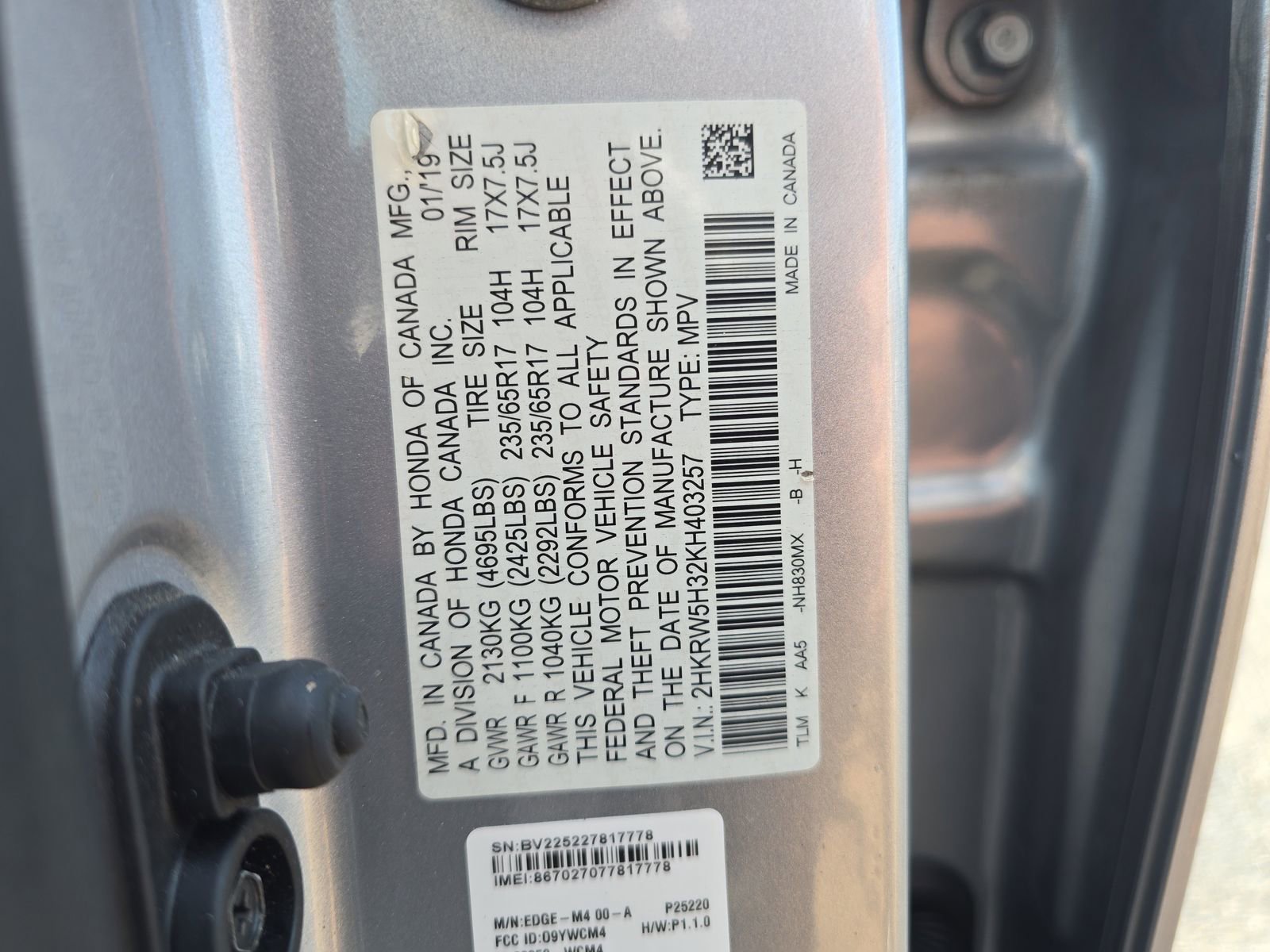 Used 2019 Honda CR-V LX image 27