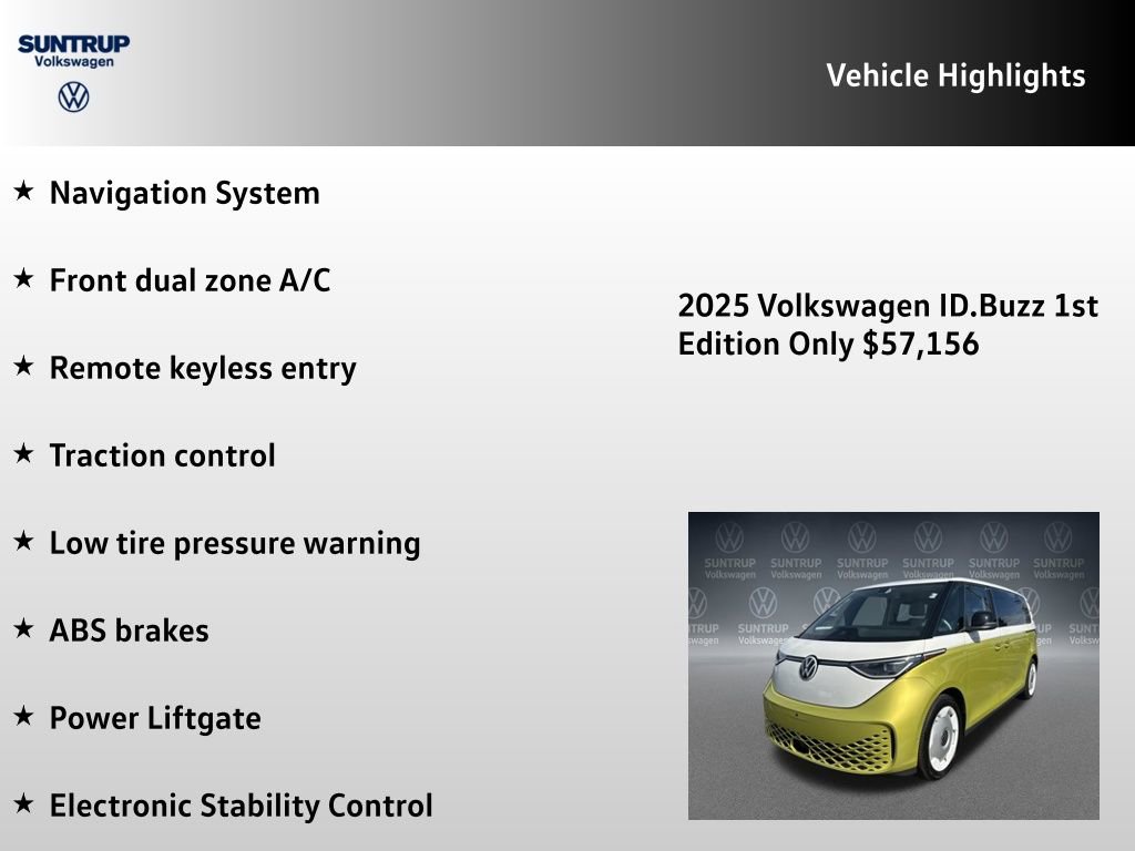 New 2025 Volkswagen ID. Buzz 1st Edition AWD/4WD image 7