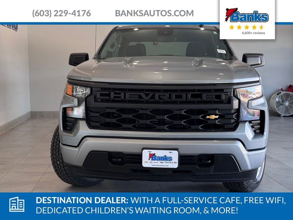 Certified 2023 Chevrolet Silverado 1500 Custom w/ LPO, Dark Essentials Package AWD/4WD image 3
