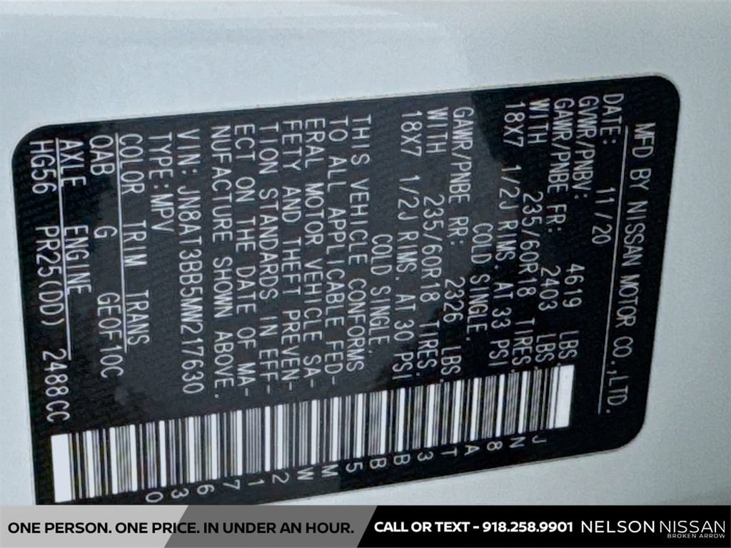 Used 2021 Nissan Rogue SV AWD/4WD image 30