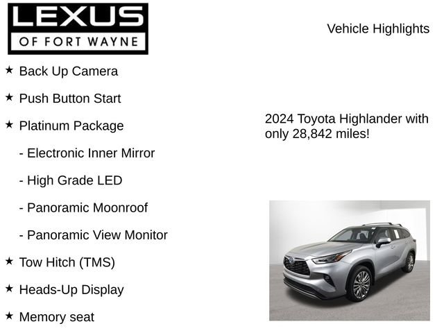 Used 2024 Toyota Highlander Platinum AWD/4WD image 8