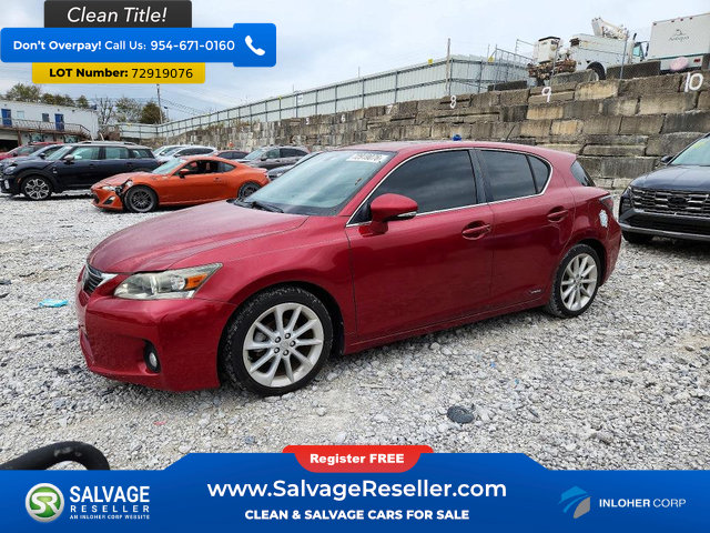 Used 2011 Lexus CT 200h Premium w/ Premium Audio Pkg FWD image 1