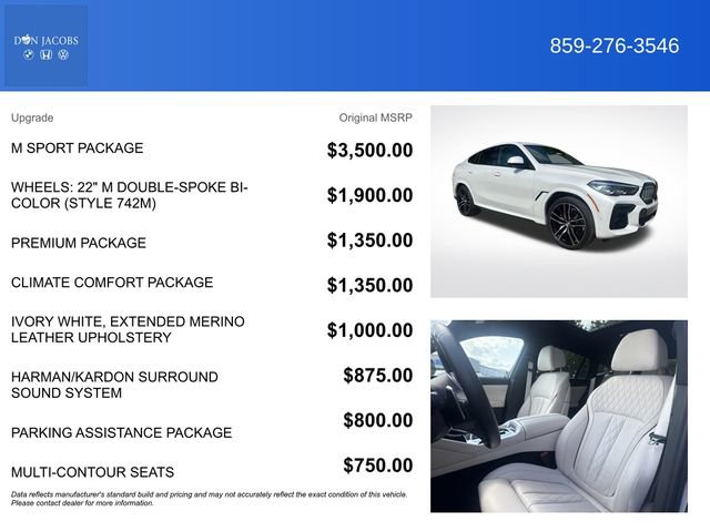 Used 2023 BMW X6 xDrive40i w/ M Sport Package image 5