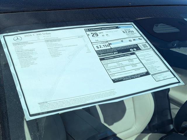 New 2026 Mercedes-Benz C 300 Sedan image 18
