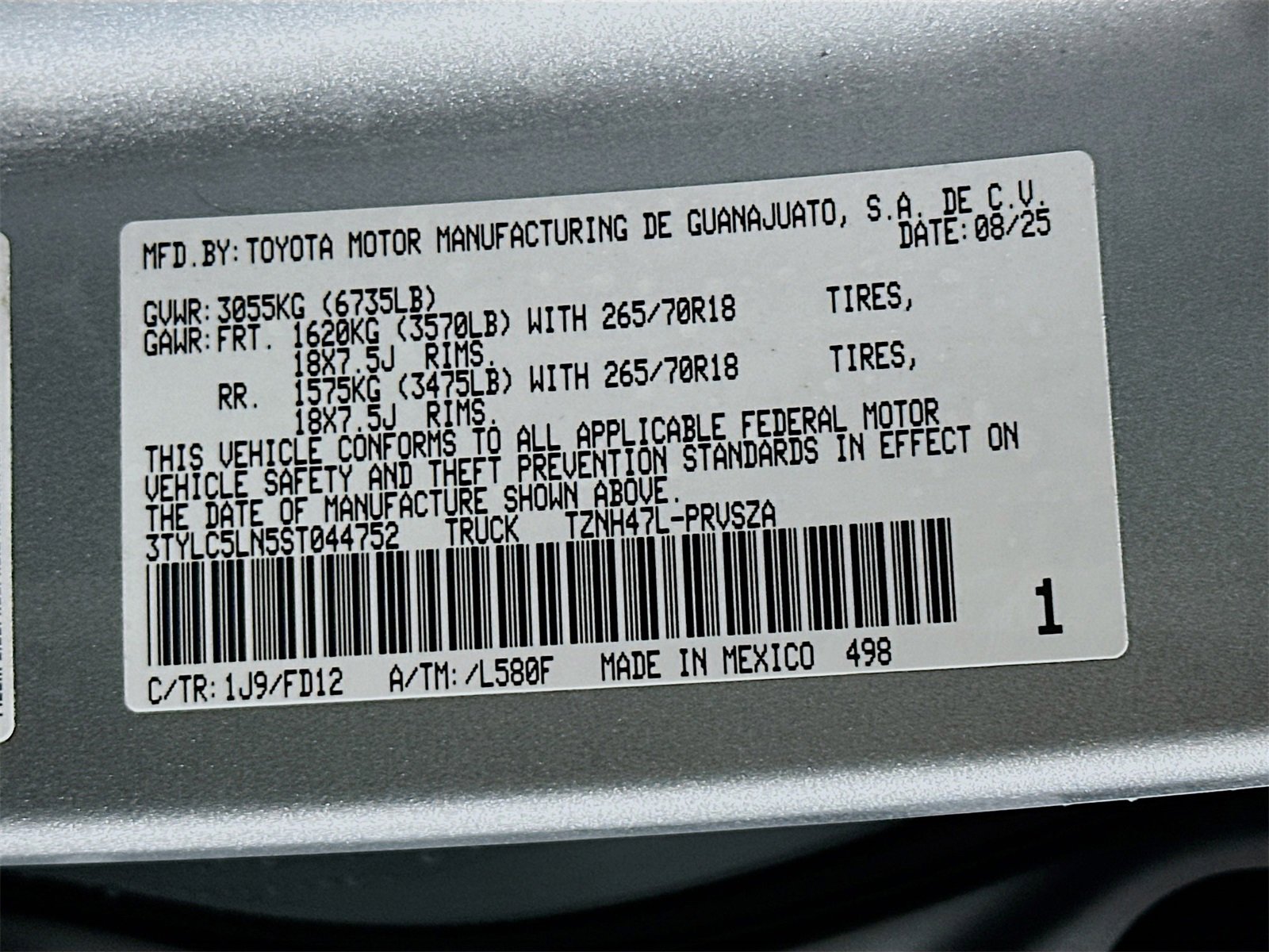 New 2025 Toyota Tacoma TRD Off-Road image 33