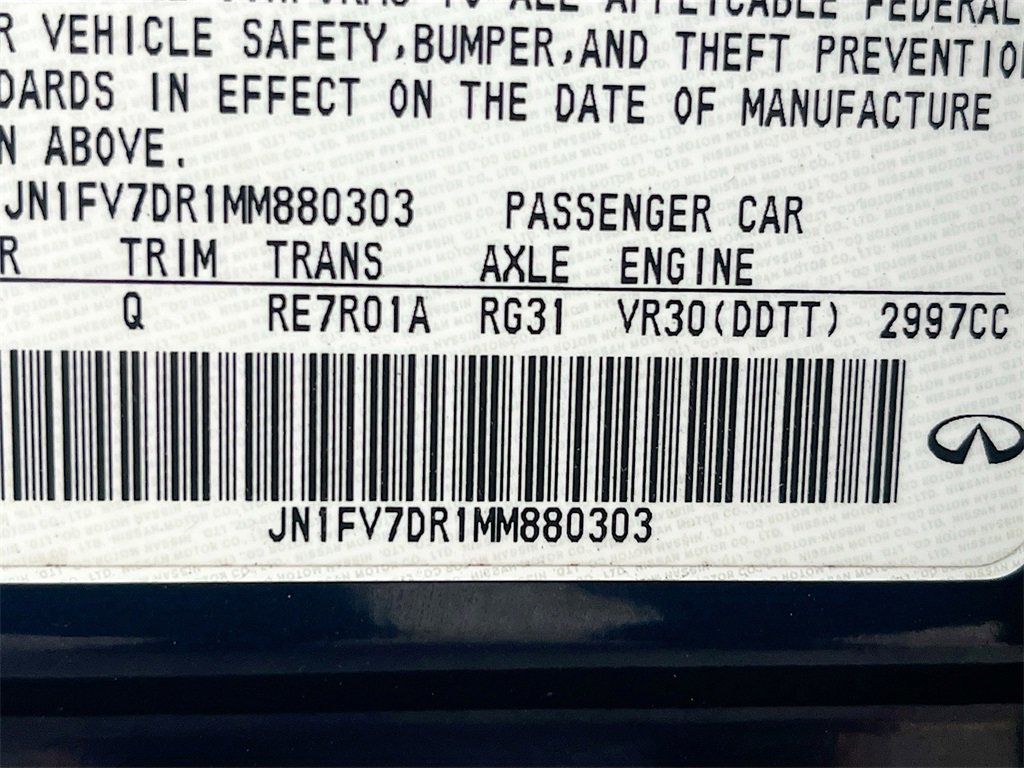 Used 2021 INFINITI Q50 Red Sport 400 w/ Cargo Package image 33