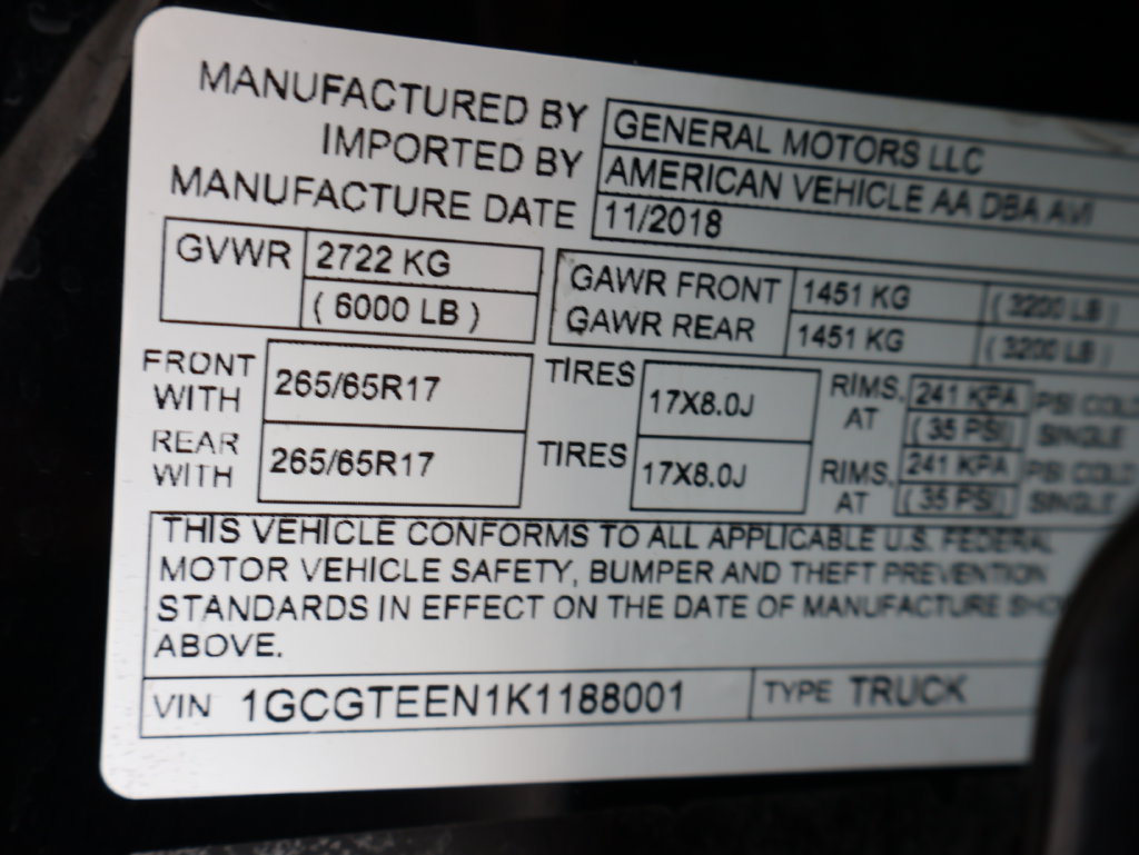 Certified 2019 Chevrolet Colorado ZR2 w/ ZR2 Midnight Special Edition AWD/4WD image 38