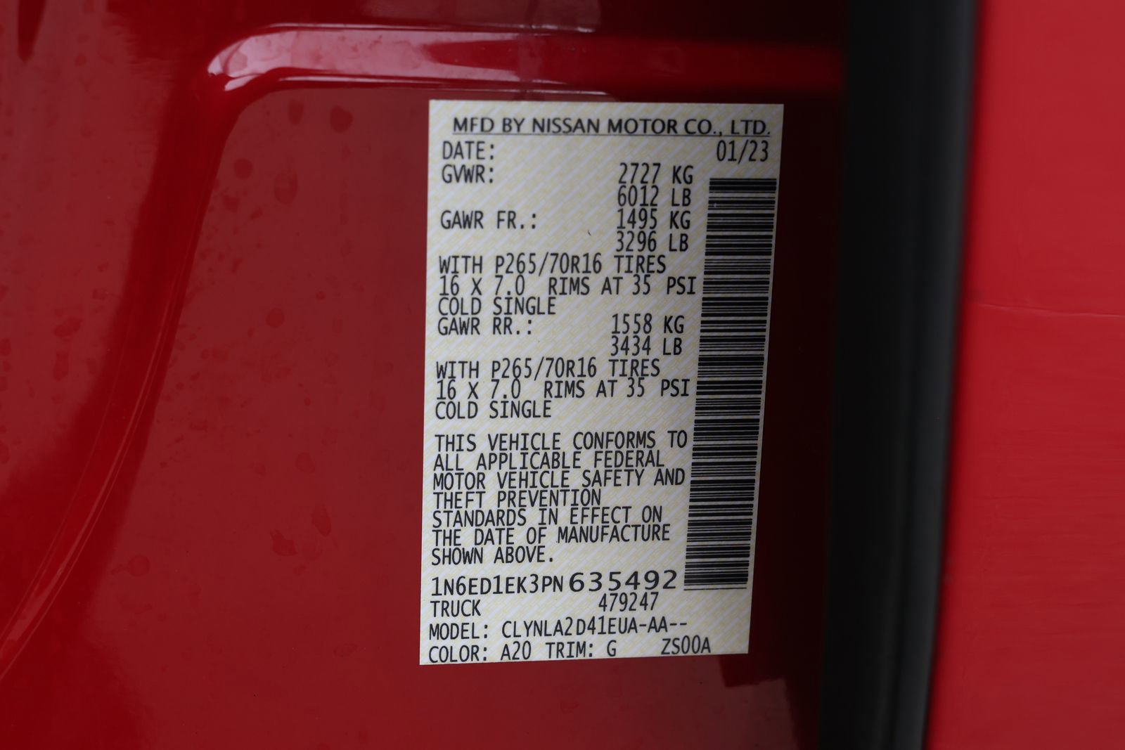 Used 2023 Nissan Frontier S w/ Technology Package image 36