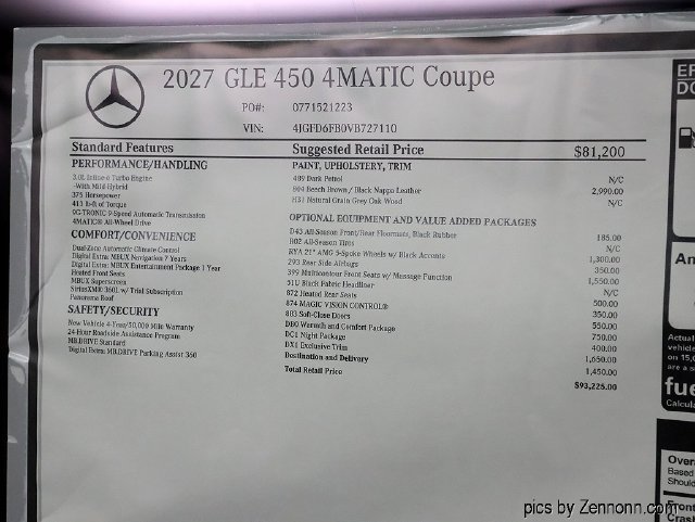 New 2027 Mercedes-Benz GLE 450 4MATIC Coupe image 26