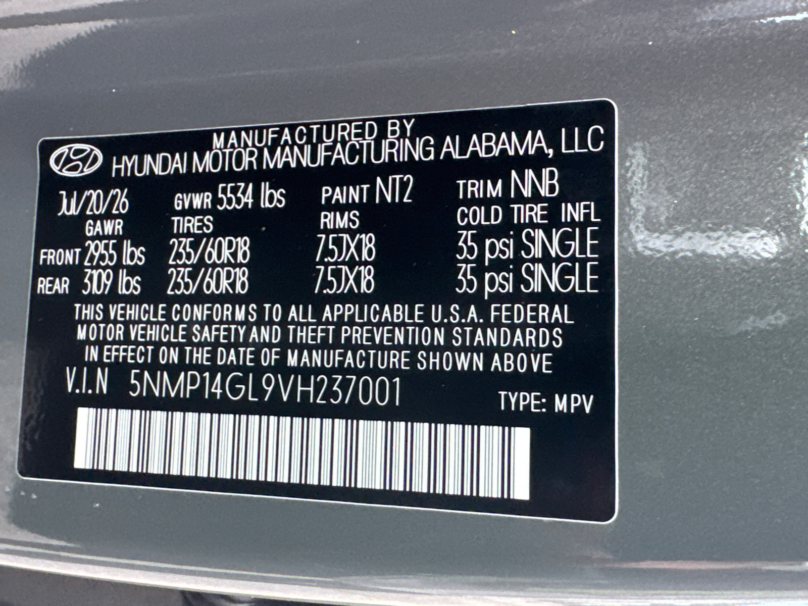 New 2027 Hyundai Santa Fe SE FWD image 33