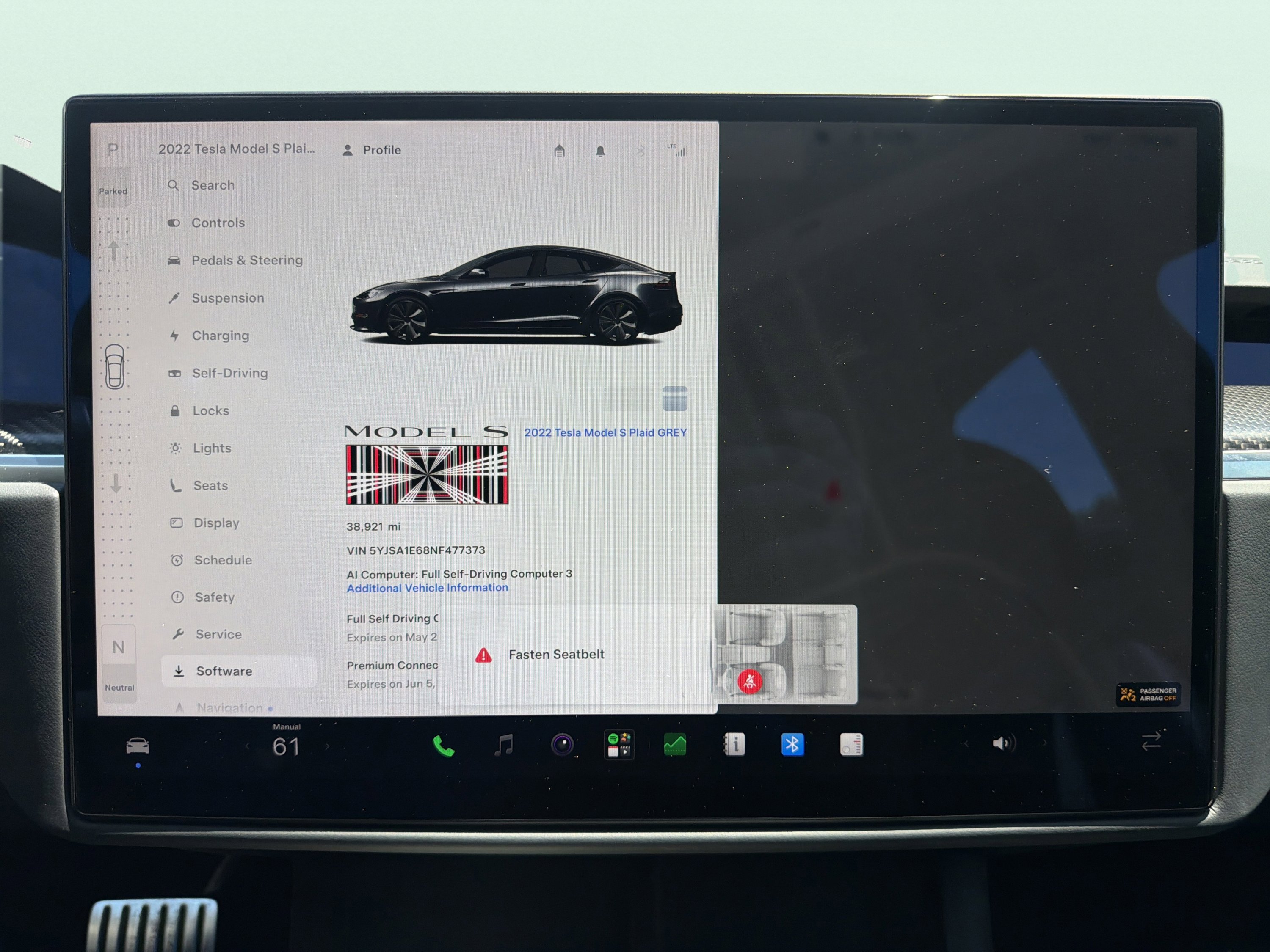 Used 2022 Tesla Model S Plaid AWD/4WD image 52
