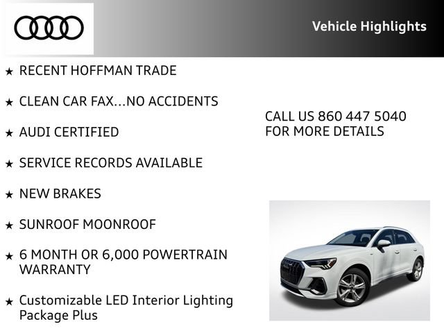 Certified 2022 Audi Q3 2.0T Premium Plus w/ Premium Plus Package AWD/4WD image 10