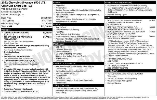 Certified 2022 Chevrolet Silverado 1500 LTZ w/ LTZ Premium Package image 2