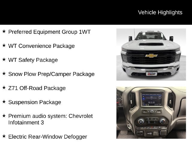 Certified 2025 Chevrolet Silverado 2500 W/T w/ WT/CX Safety Package AWD/4WD image 16