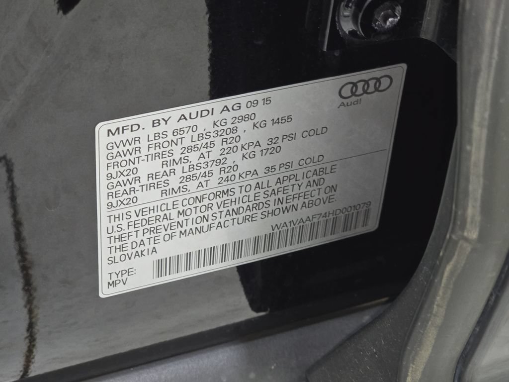 Used 2017 Audi Q7 3.0T Prestige w/ Prestige Package AWD/4WD image 39