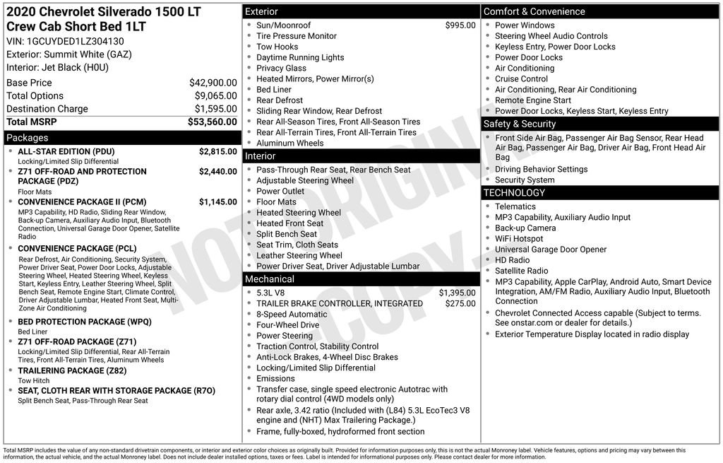 Certified 2020 Chevrolet Silverado 1500 LT w/ All-Star Edition AWD/4WD image 5