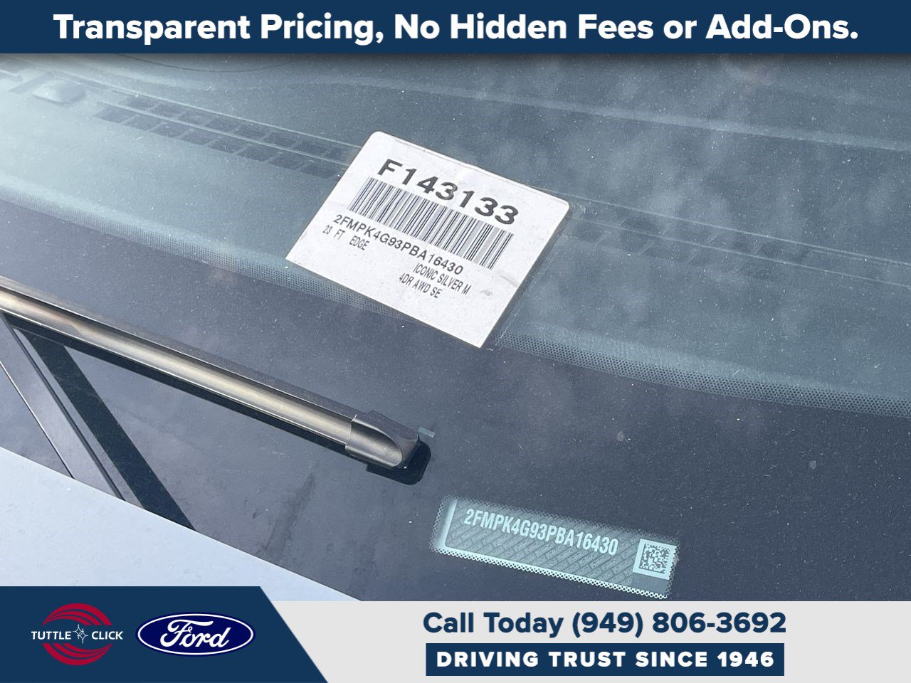 Certified 2023 Ford Edge SE w/ Black Appearance Package AWD/4WD image 42