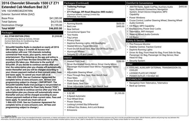 Certified 2016 Chevrolet Silverado 1500 LT w/ All Star Edition image 32