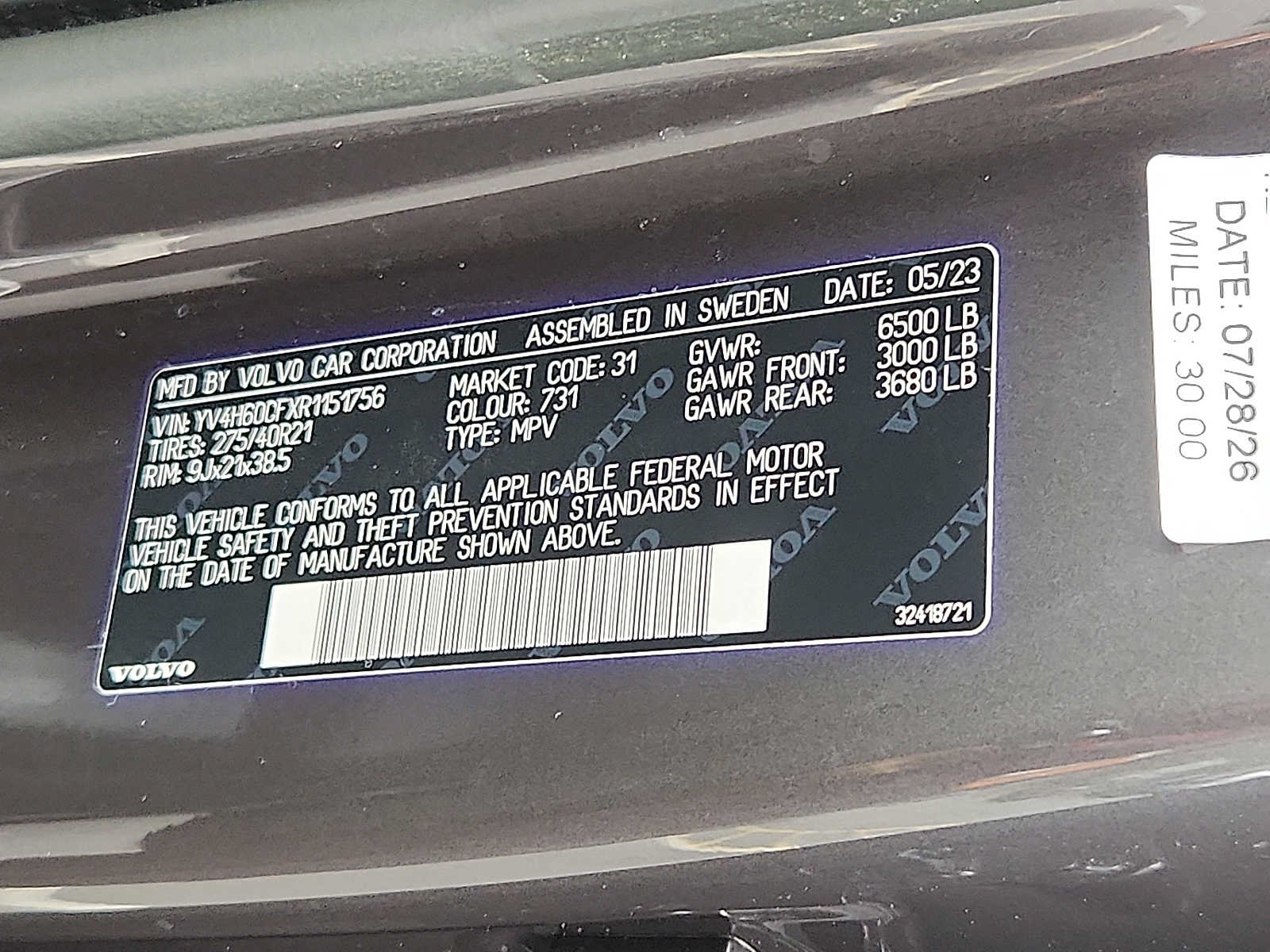 Certified 2024 Volvo XC90 T8 Ultimate w/ Protection Package Premier AWD/4WD image 26