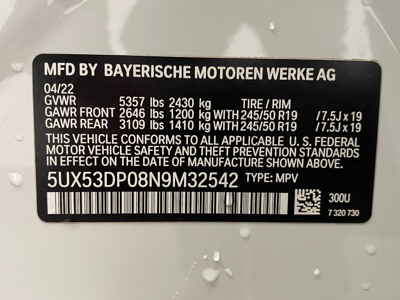 Certified 2022 BMW X3 xDrive30i w/ Premium Package 2 AWD/4WD image 32