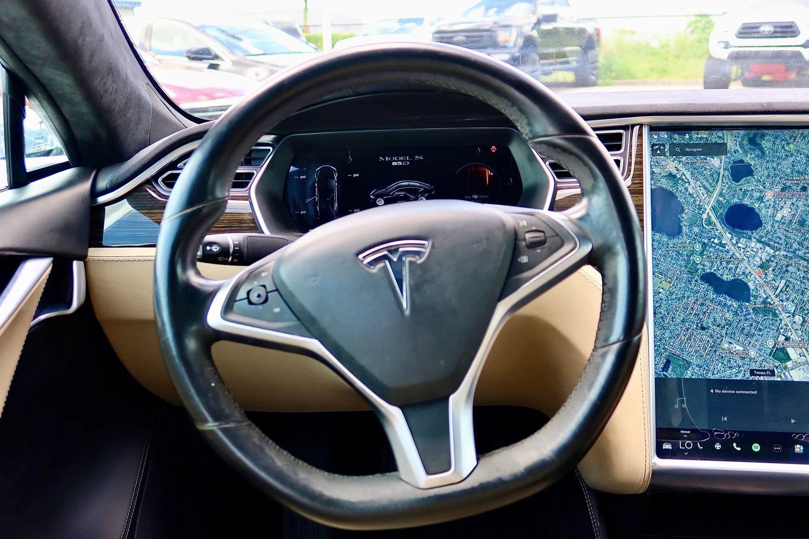 Used 2015 Tesla Model S 70D AWD/4WD image 10