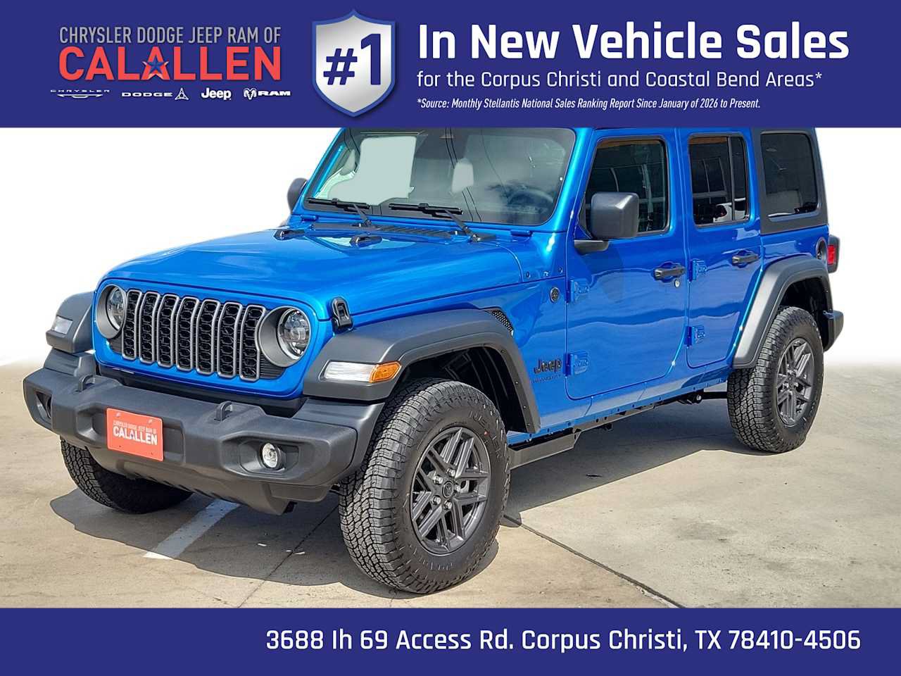 New 2026 Jeep Wrangler Unlimited Sport