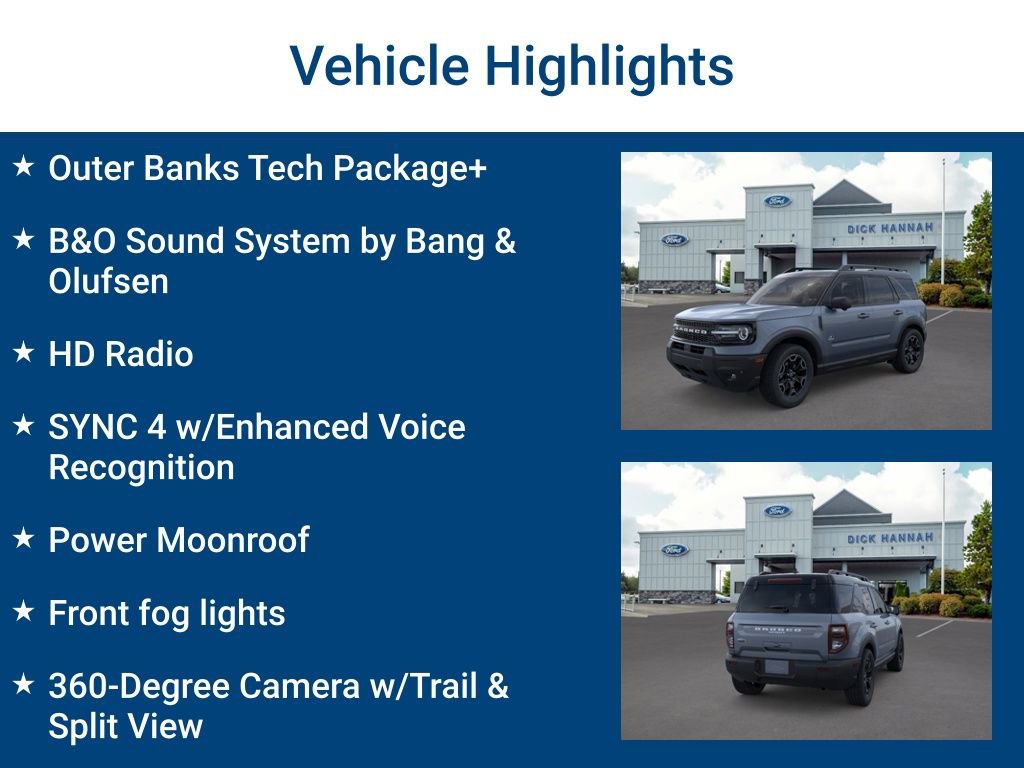 New 2025 Ford Bronco Sport Outer Banks w/ Outer Banks Tech Package+ image 3
