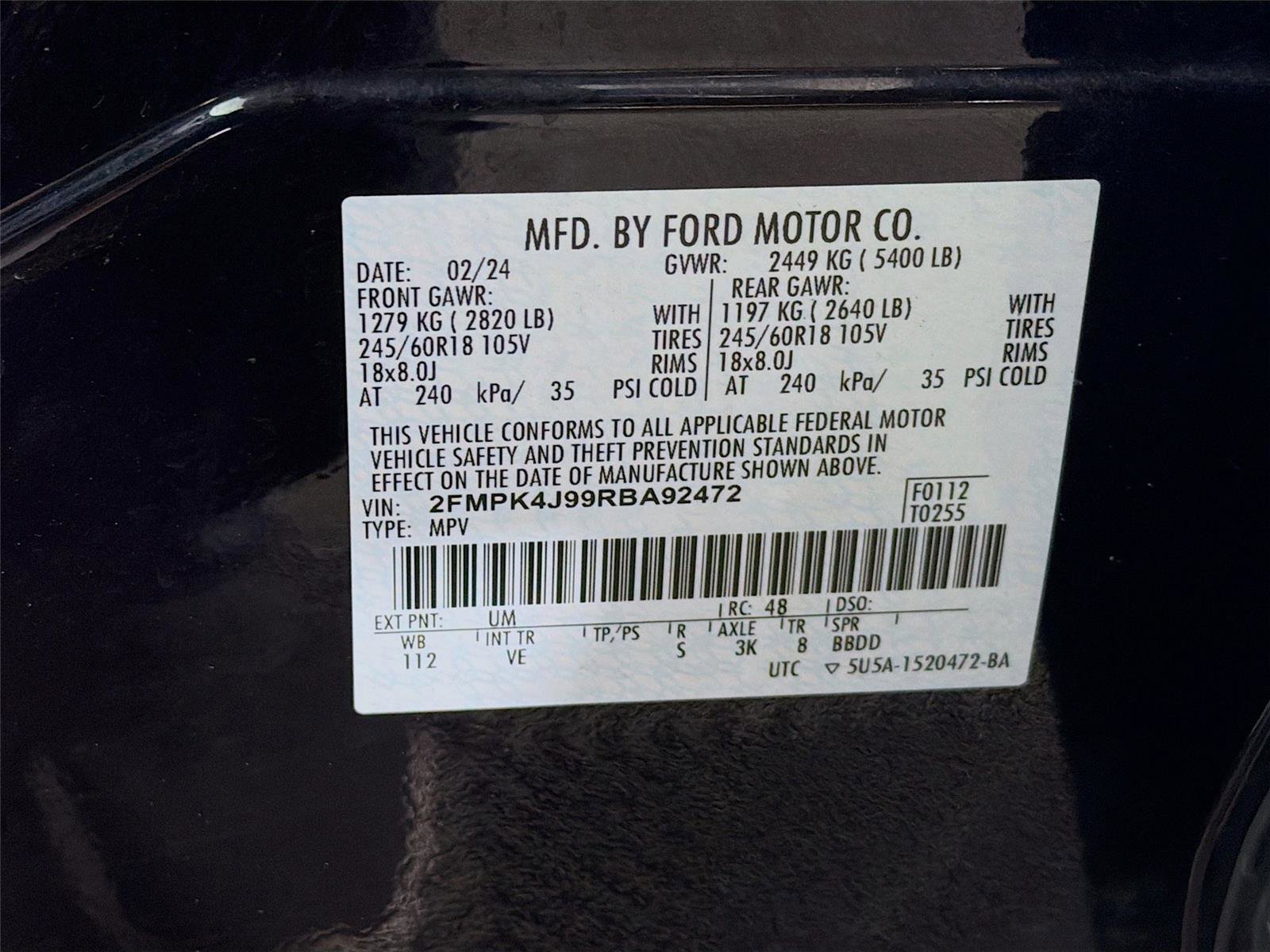 Used 2024 Ford Edge SEL w/ Convenience Package AWD/4WD image 38
