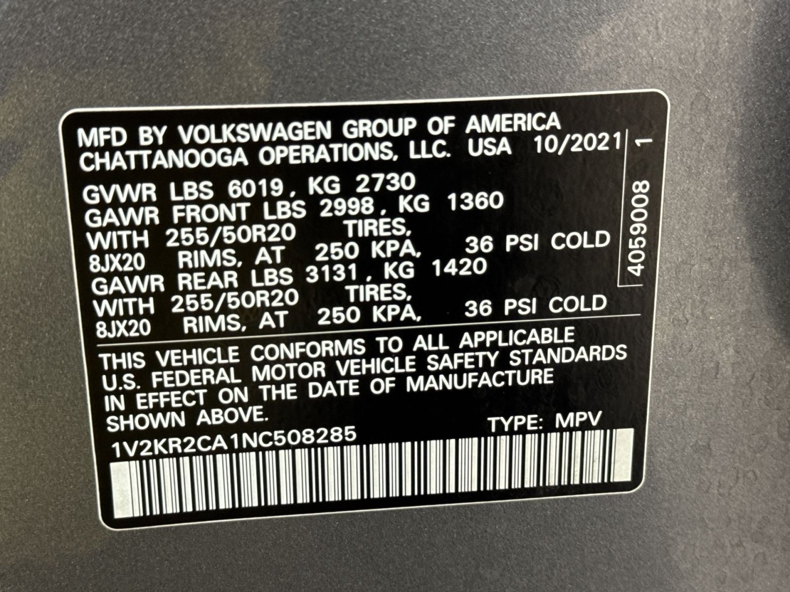 Used 2022 Volkswagen Atlas SE w/ Panoramic Sunroof Package AWD/4WD image 43