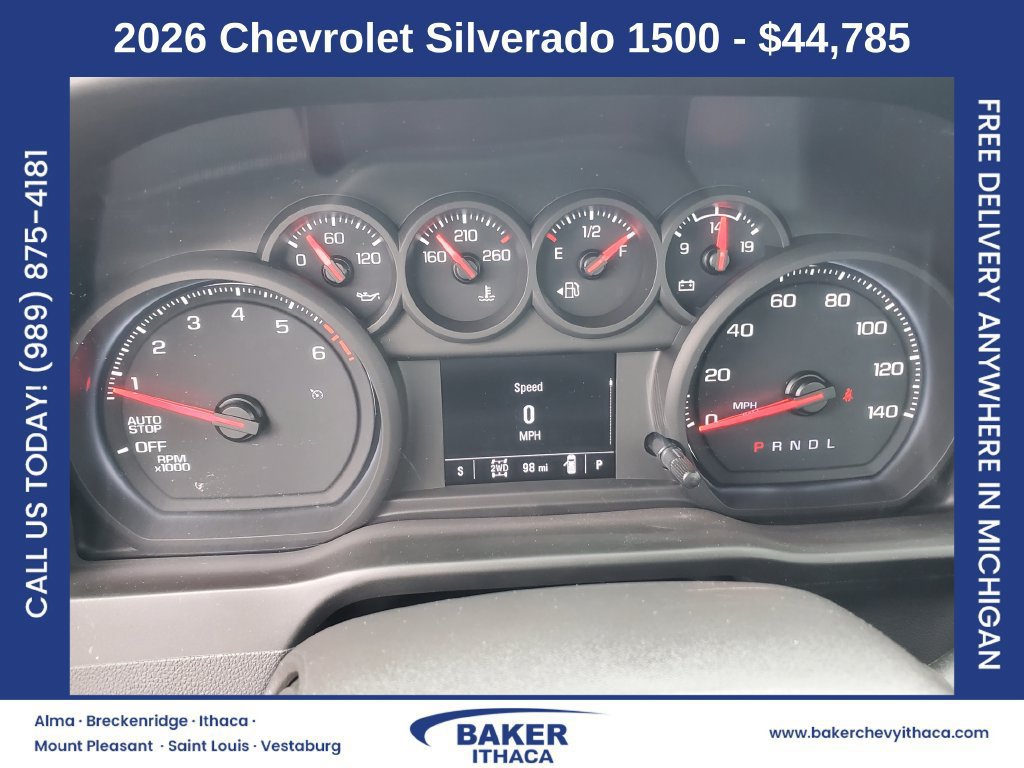 New 2026 Chevrolet Silverado 1500 W/T w/ Trailering Package AWD/4WD image 10
