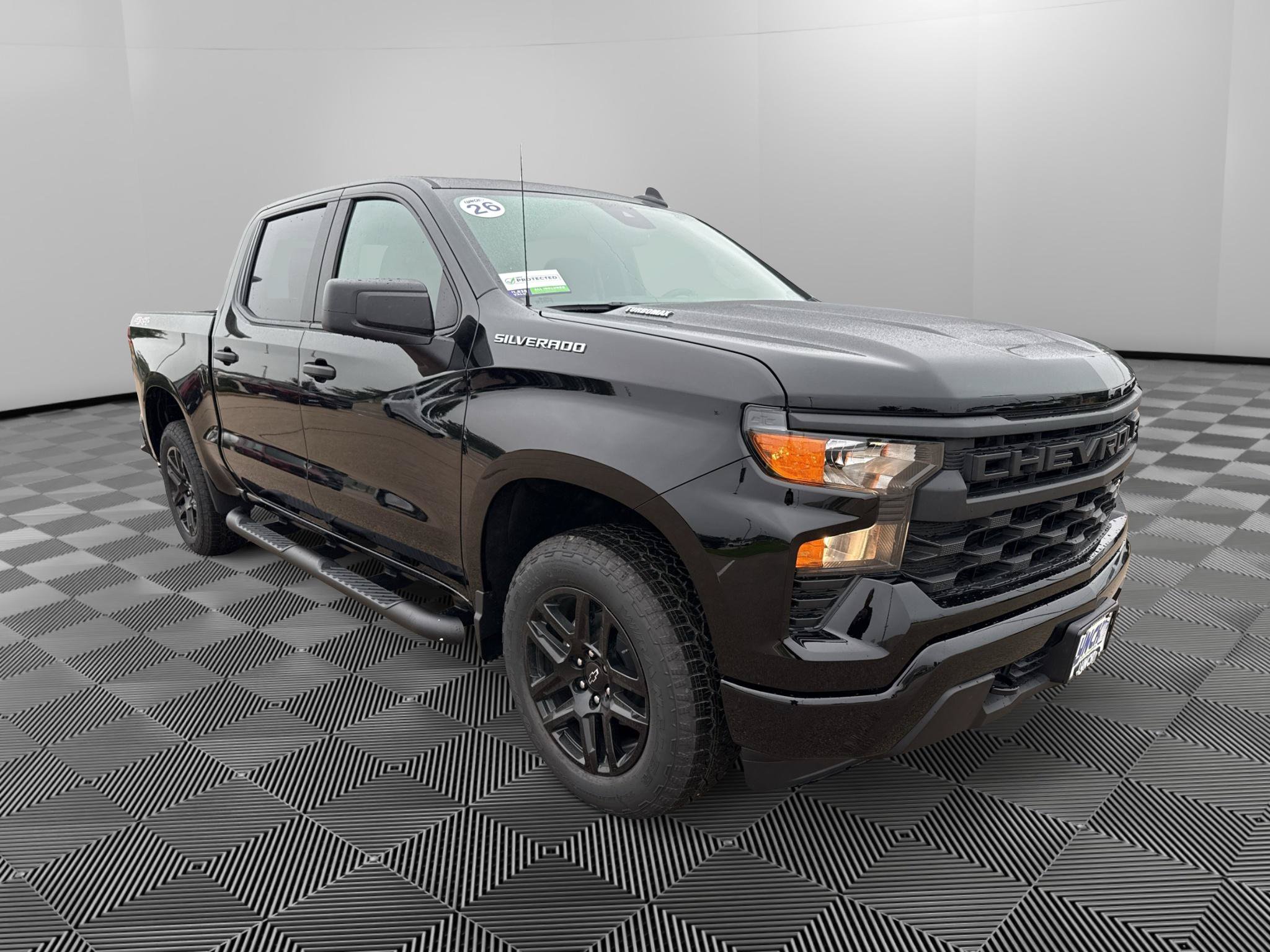 New 2026 Chevrolet Silverado 1500 Custom w/ Turbomax Blackout Package AWD/4WD image 6