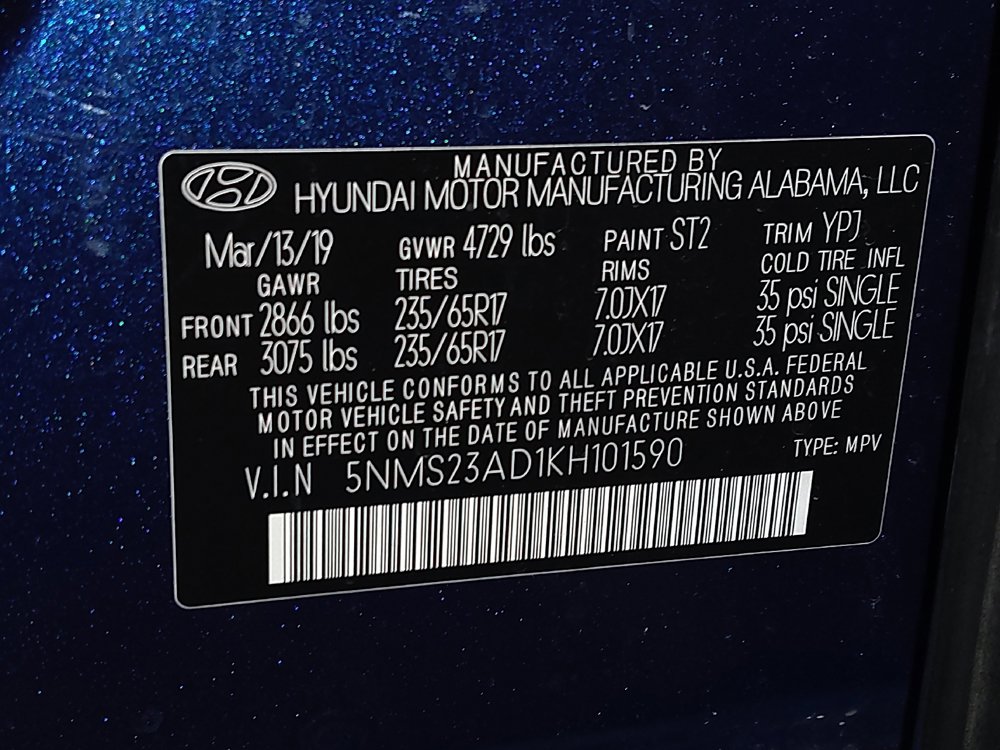 Used 2019 Hyundai Santa Fe SE image 33