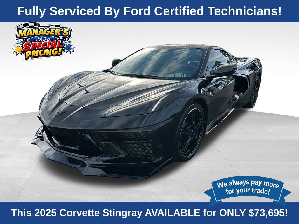 Used 2025 Chevrolet Corvette Stingray Preferred Cpe w/ 2LT image 1