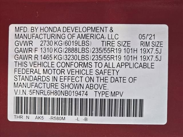 Used 2022 Honda Odyssey Touring image 28