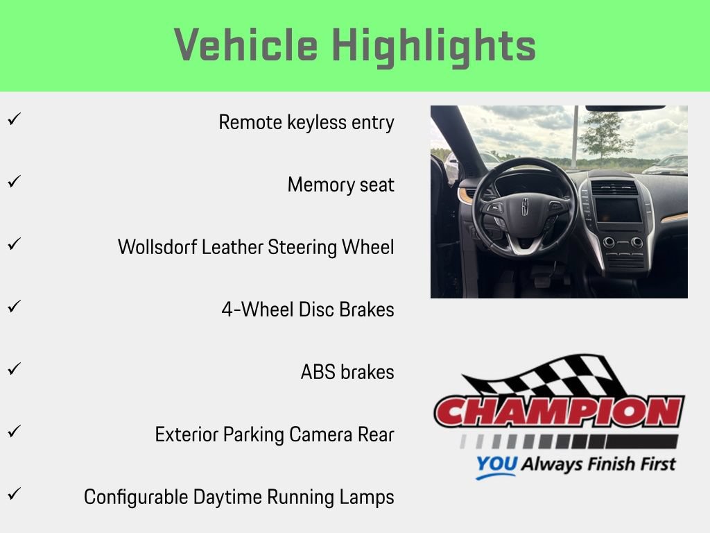 Used 2015 Lincoln MKC AWD w/ Equipment Group 101A Select image 12